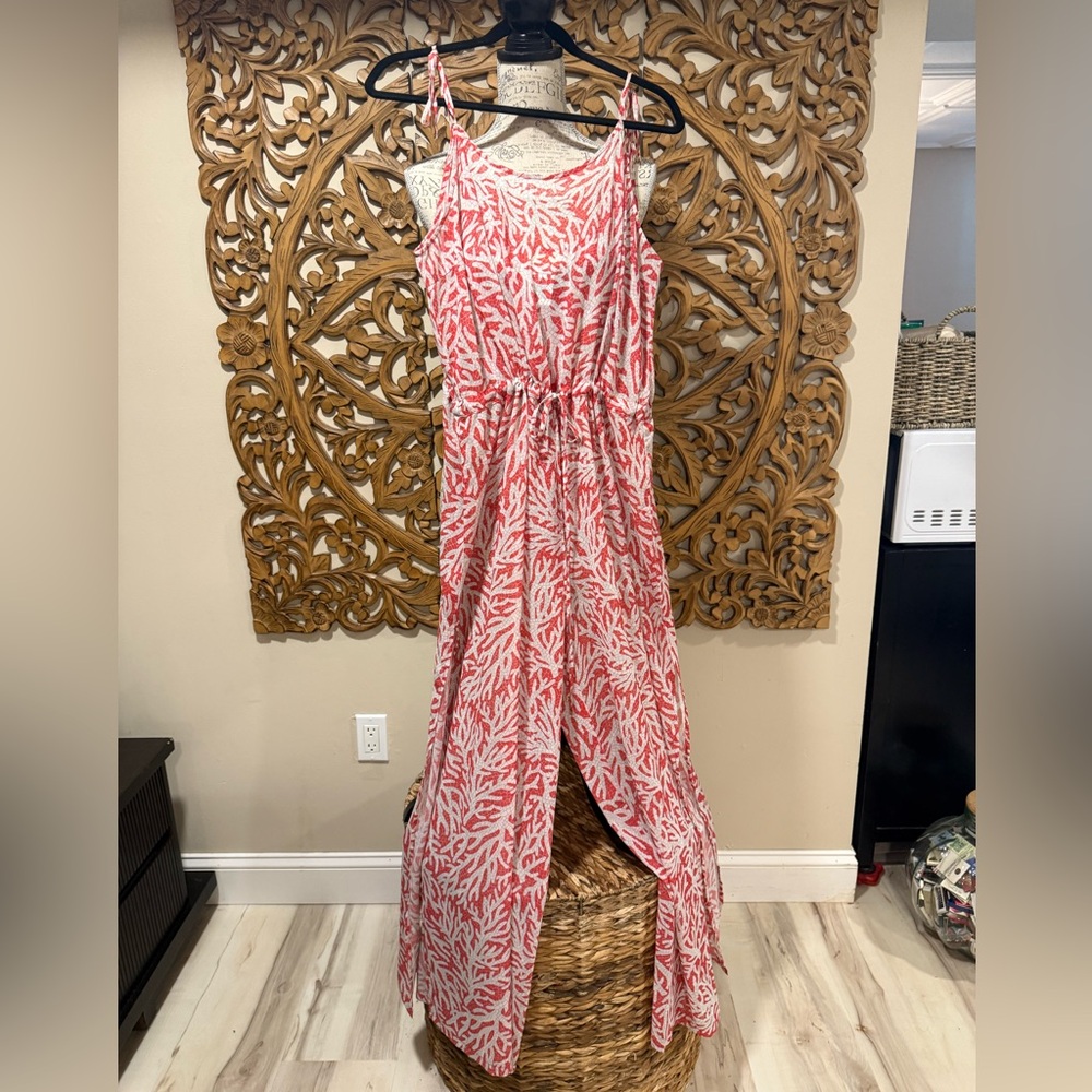 MICHAEL Michael Kors Pink Coral Print Cover up Jumper